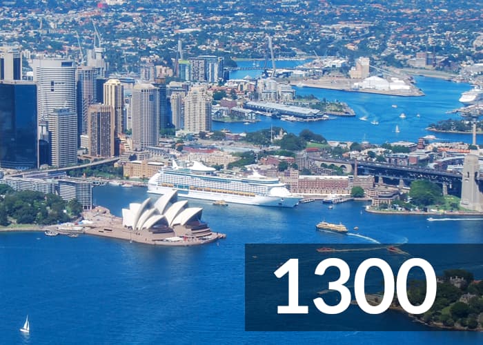 australia 1300 numbers