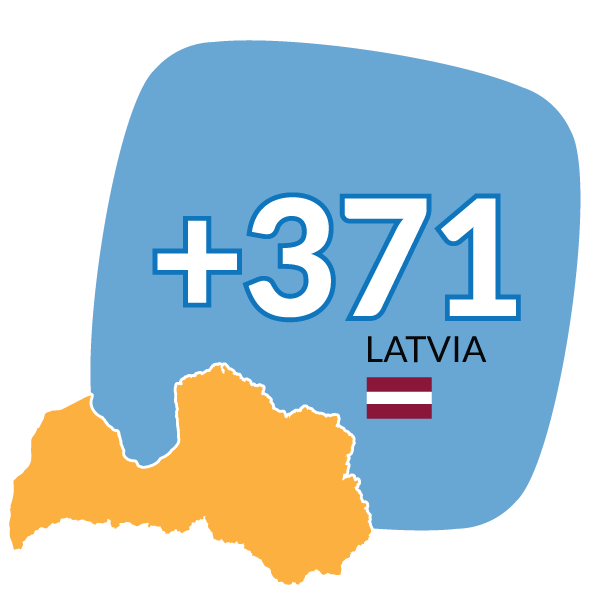 Latvia virtual phone numbers