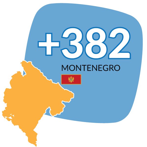 Montenegro virtual phone numbers