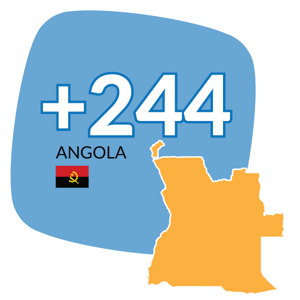 Angola virtual phone number