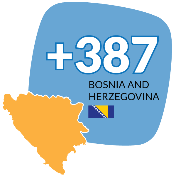 Bosnia and Herzegovina virtual phone numbers