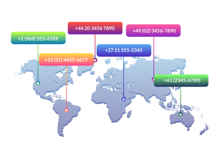 Zoom Phone international number coverage with BYOC.