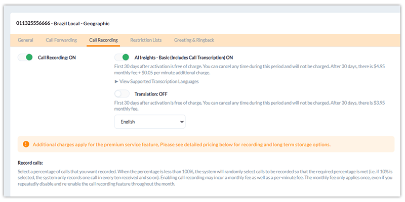 call- summary screens ai-insights